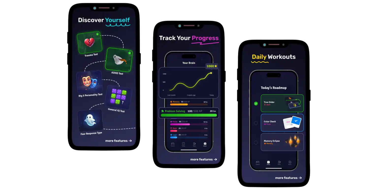 Screen from the Mind Elevate app